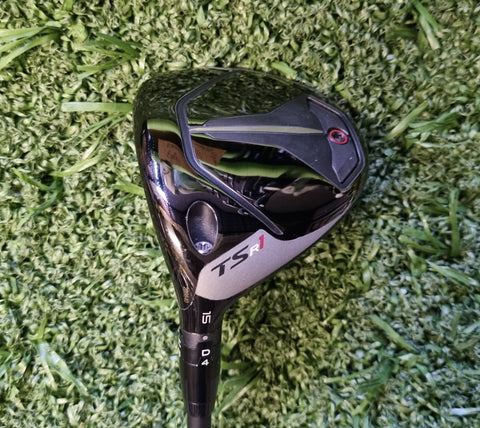 Titleist TSR1 3 WOOD 15.0° – X Stiff (DEMO – Left)
